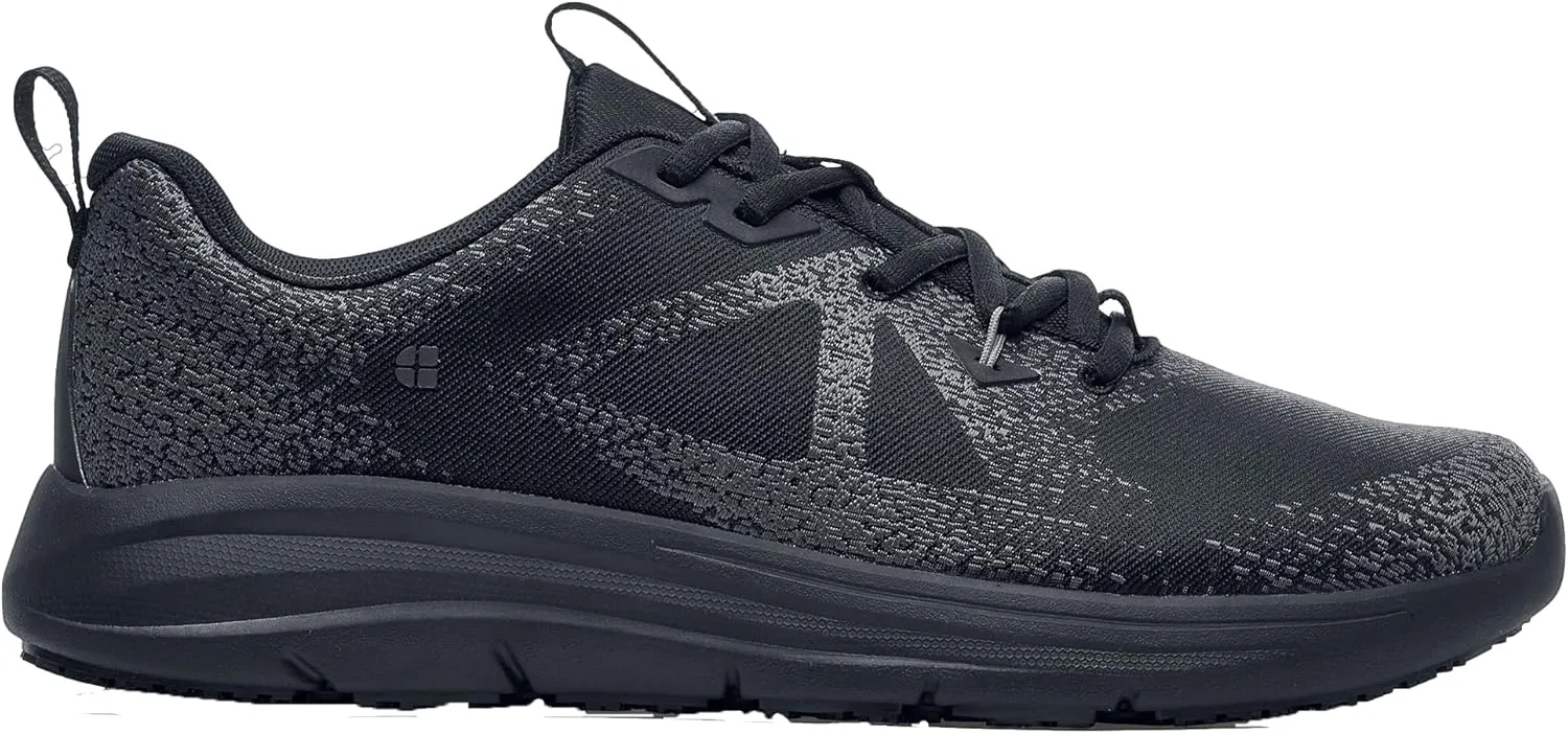 Shoes for Crews Toby II, Men's Slip Resistant Work Shoes, Lightweight, Water Resistant, Black, Size 7
