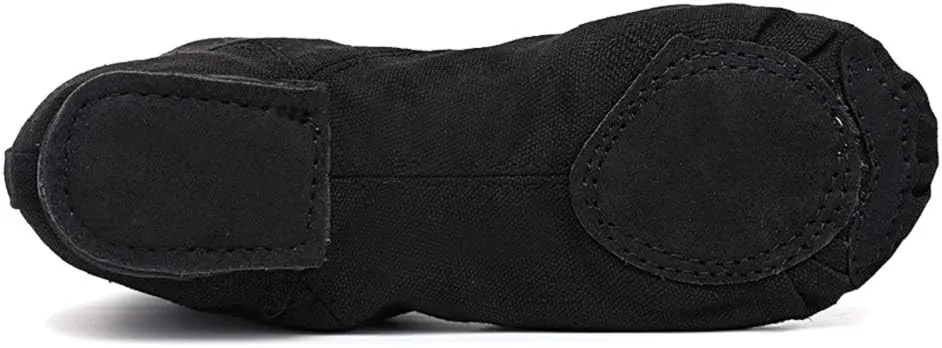 Smithmelody Canvas Jazz Dancing Sneakers Ballet Dance Boots for Girls Boys