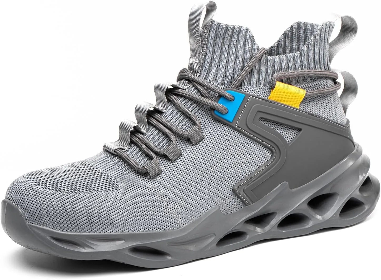 Steel Toe Shoes for Men Work Boots Safety Sneakers Lightweight Non Slip Breathable Industrial Construction Shoes
