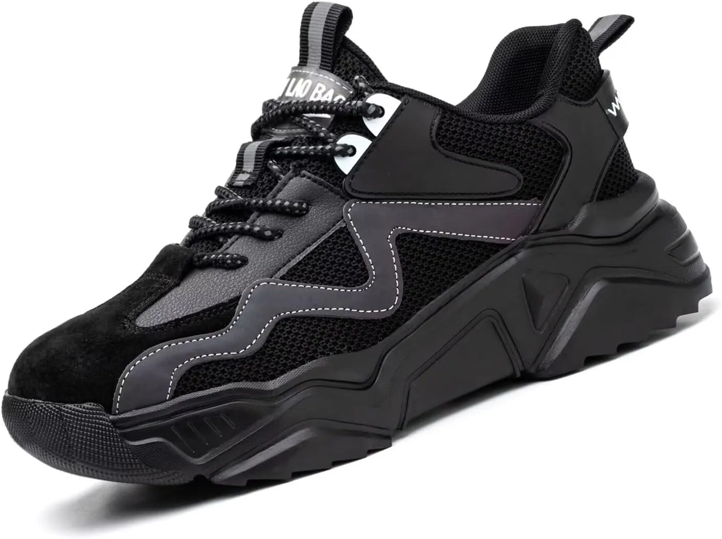Steel Toe Shoes for Women Men Wide fit Indestructible Work Sneakers Safety Shoes Lightweight Slip Resistant Puncture Proof Composite Toe Shoe