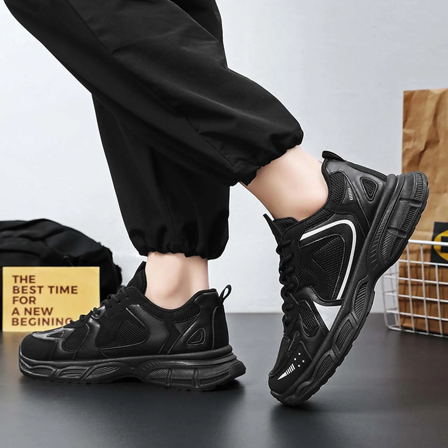 Summer Style Anti Slip and wear-Resistant Men's Shoes Large Size Outdoor Shoes Sports Shoes Running Shoes Casual Shoes Hiking Shoes Blue Ball Shoes Hiking Shoes