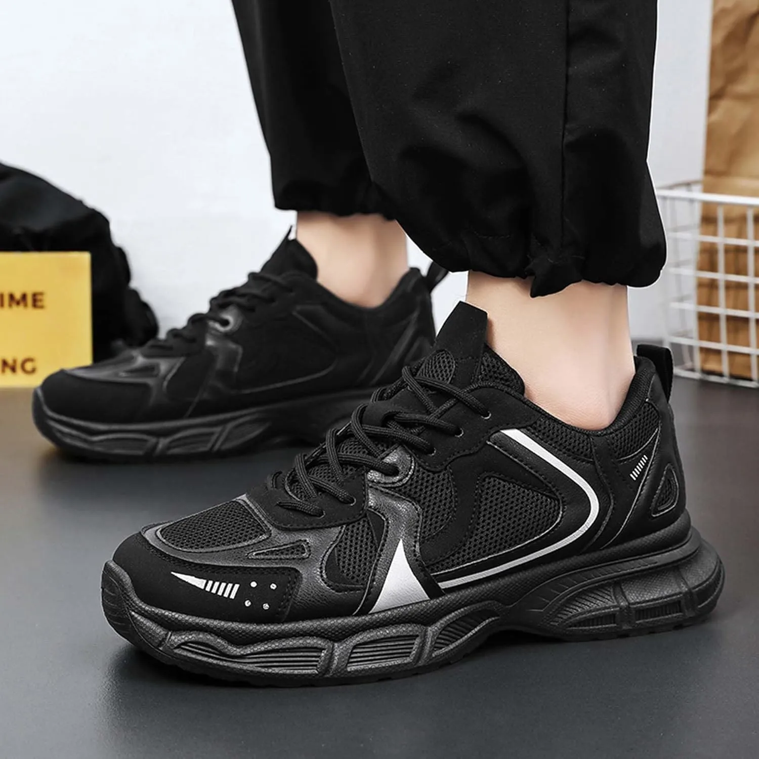Summer Style Anti Slip and wear-Resistant Men's Shoes Large Size Outdoor Shoes Sports Shoes Running Shoes Casual Shoes Hiking Shoes Blue Ball Shoes Hiking Shoes