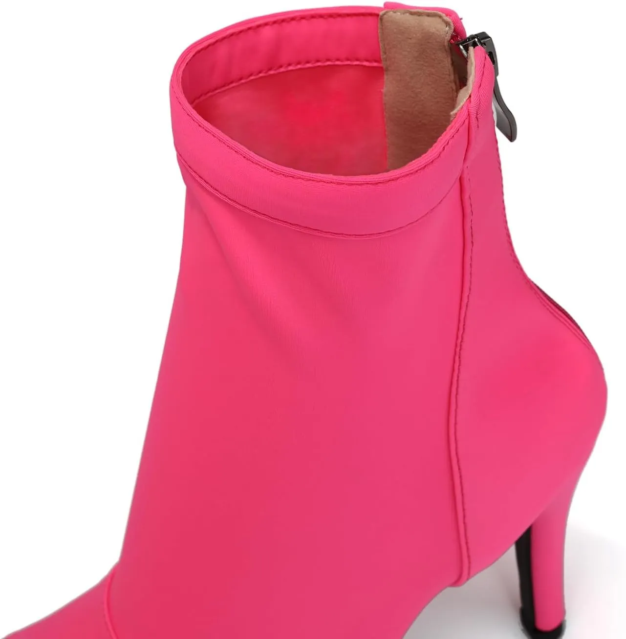 SWDZM Women Ballroom Dance Shoes Peep Toe Latin Salsa Performance Party Ankle Dance Boots