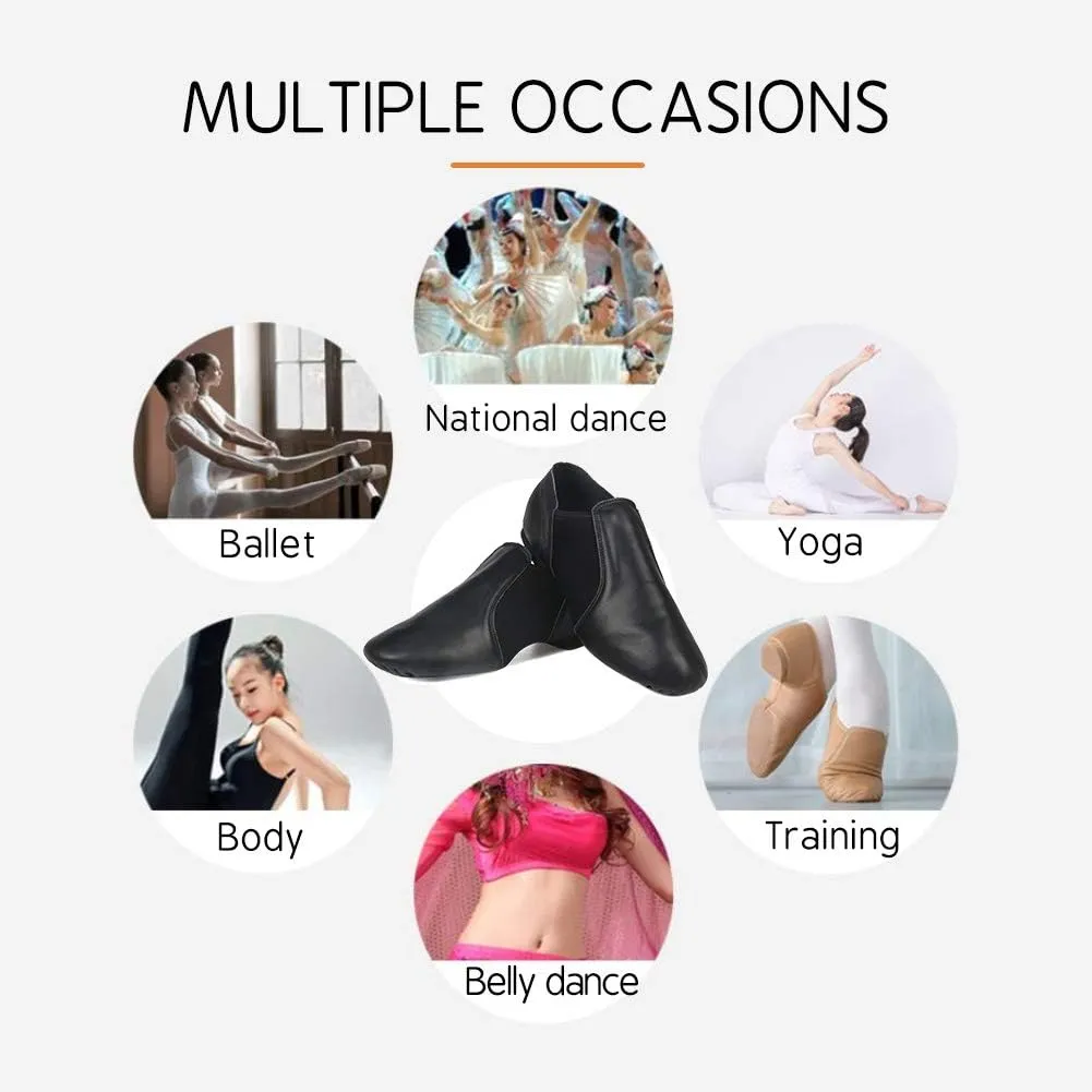 SWDZM Women's Latin Dance Shoes Close Toe Canvas Ballroom Tango Yoga Teaching Practice Dancing Shoes