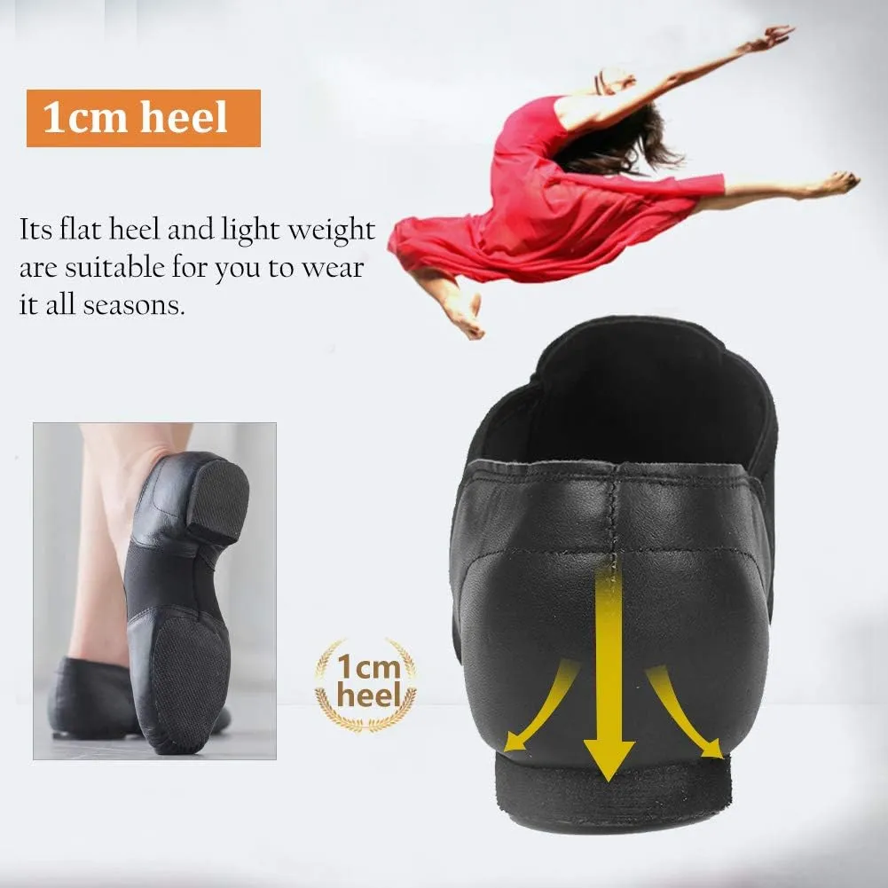 SWDZM Women's Latin Dance Shoes Close Toe Canvas Ballroom Tango Yoga Teaching Practice Dancing Shoes