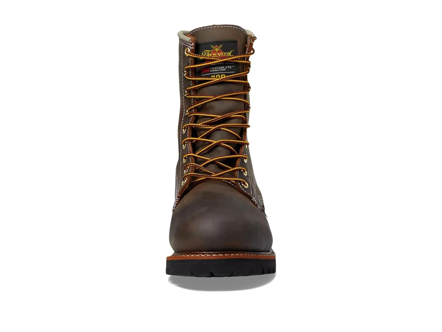 Thorogood American Legacy 8 Leather Waterproof Insulated Work Boots for Men with Composite Shank Non-Safety Toe Oil and Slip-Resistant Outsole, Crazyhorse - 10 2E