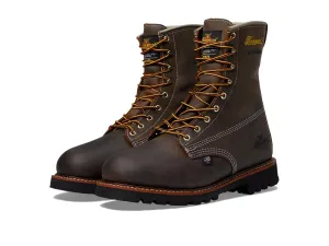 Thorogood American Legacy 8 Leather Waterproof Insulated Work Boots for Men with Composite Shank Non-Safety Toe Oil and Slip-Resistant Outsole, Crazyhorse - 10 2E