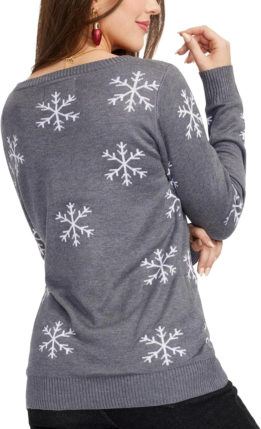 Tipsy Elves Women's Christmas Sweaters - Women's Ugly Christmas Sweaters - Embellished Winter Holiday Pullovers