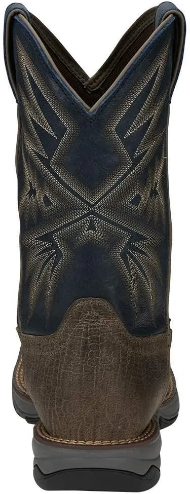 Tony Lama Men's Bartlett Amber Western Work Boot Steel Toe - Rr3360