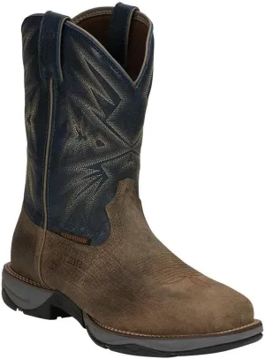 Tony Lama Men's Bartlett Amber Western Work Boot Steel Toe - Rr3360