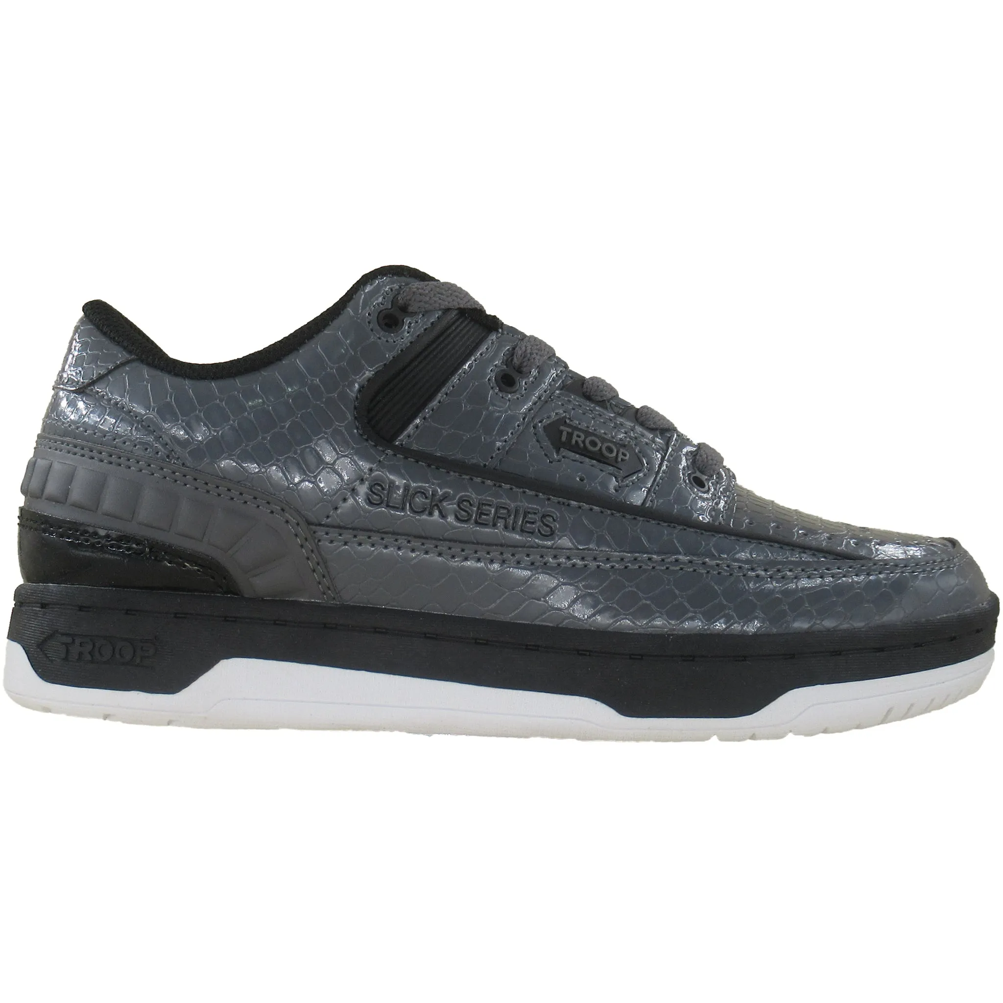 Troop Men's Slick Series Patent Leather Retro Casual Shoes