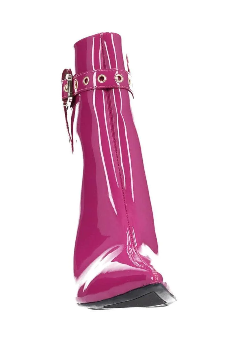 Tyler Boot Patent Magenta