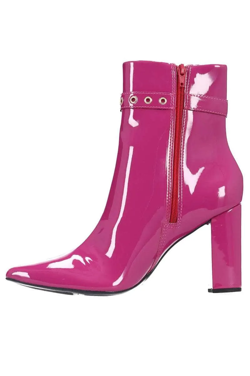 Tyler Boot Patent Magenta