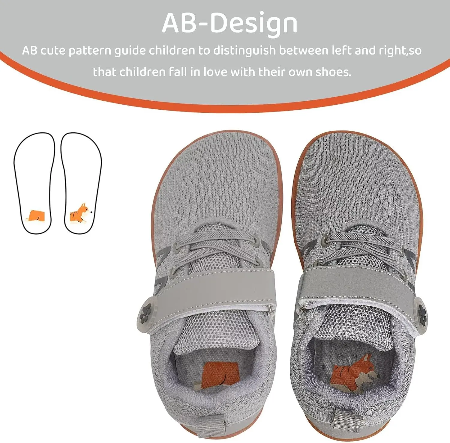 WateLves Toddler Shoes Little Kids Boys Girls Wide Barefoot Shoes Minimalist Walking Sneakers Breathable Lightweight Fit Naturally Zero Drop Sole