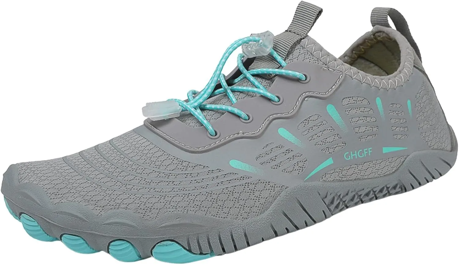 Water Shoes for Women Men Quick-Dry Swim Beach Barefoot River Aqua Shoes for Hiking Boating Wading Surfing Sand Volleyball Non Slip Indoor Yoga Boxing Fitness Sneakers with Adjustable Lace Adult