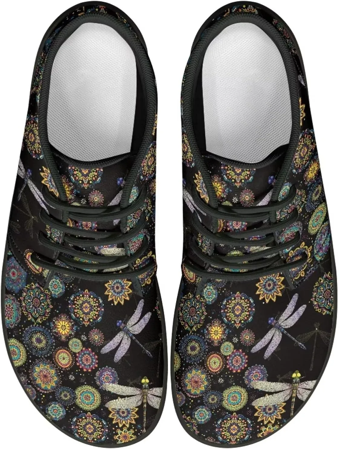 Wide Toe Box Shoes for Men Breathable Barefoot Slip On Footwear with Zero Drop Sole Comfortable Non-Slip Quick Dry Workout Walking Sneakers