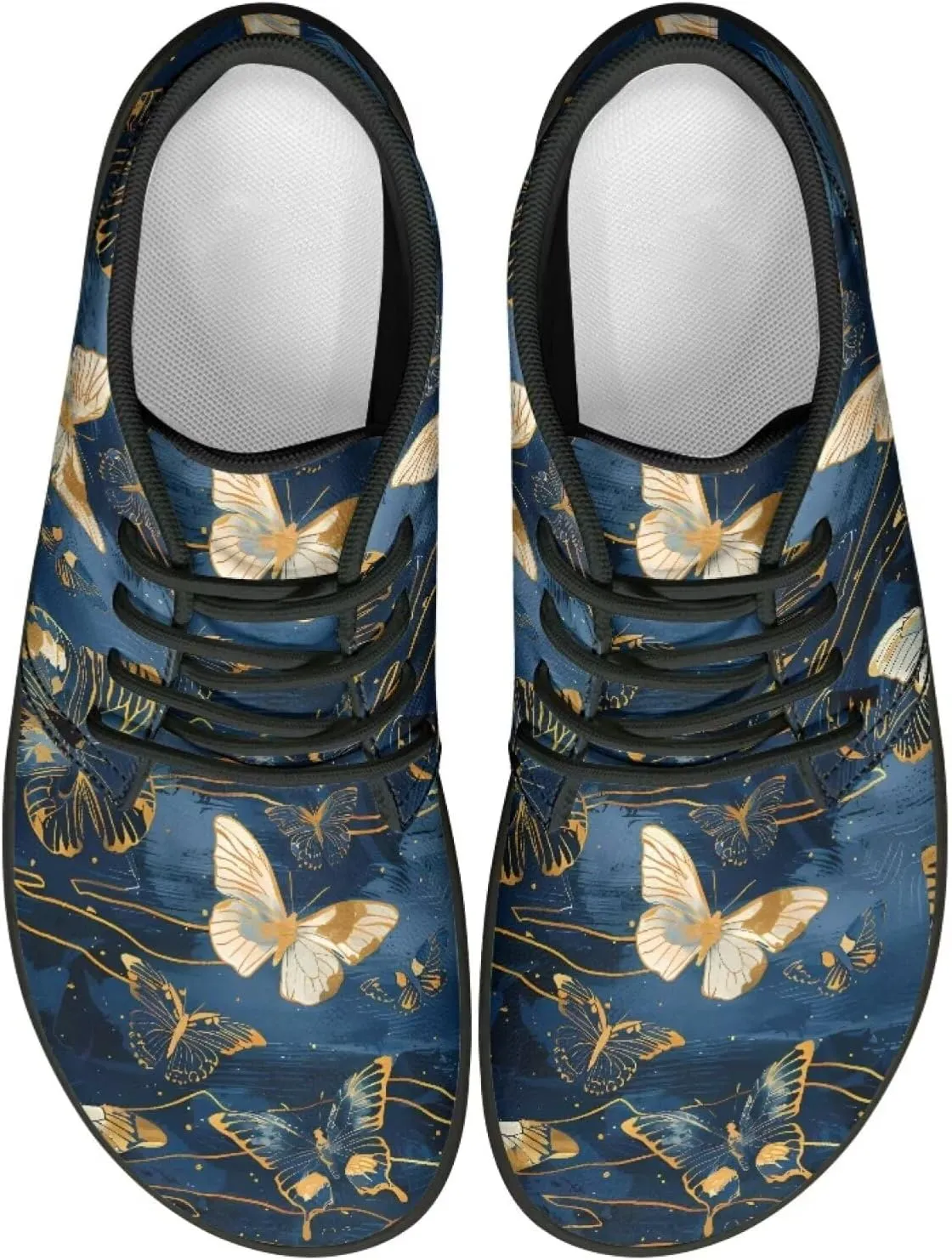 Wide Toe Box Shoes for Men Breathable Barefoot Slip On Footwear with Zero Drop Sole Comfortable Non-Slip Quick Dry Workout Walking Sneakers