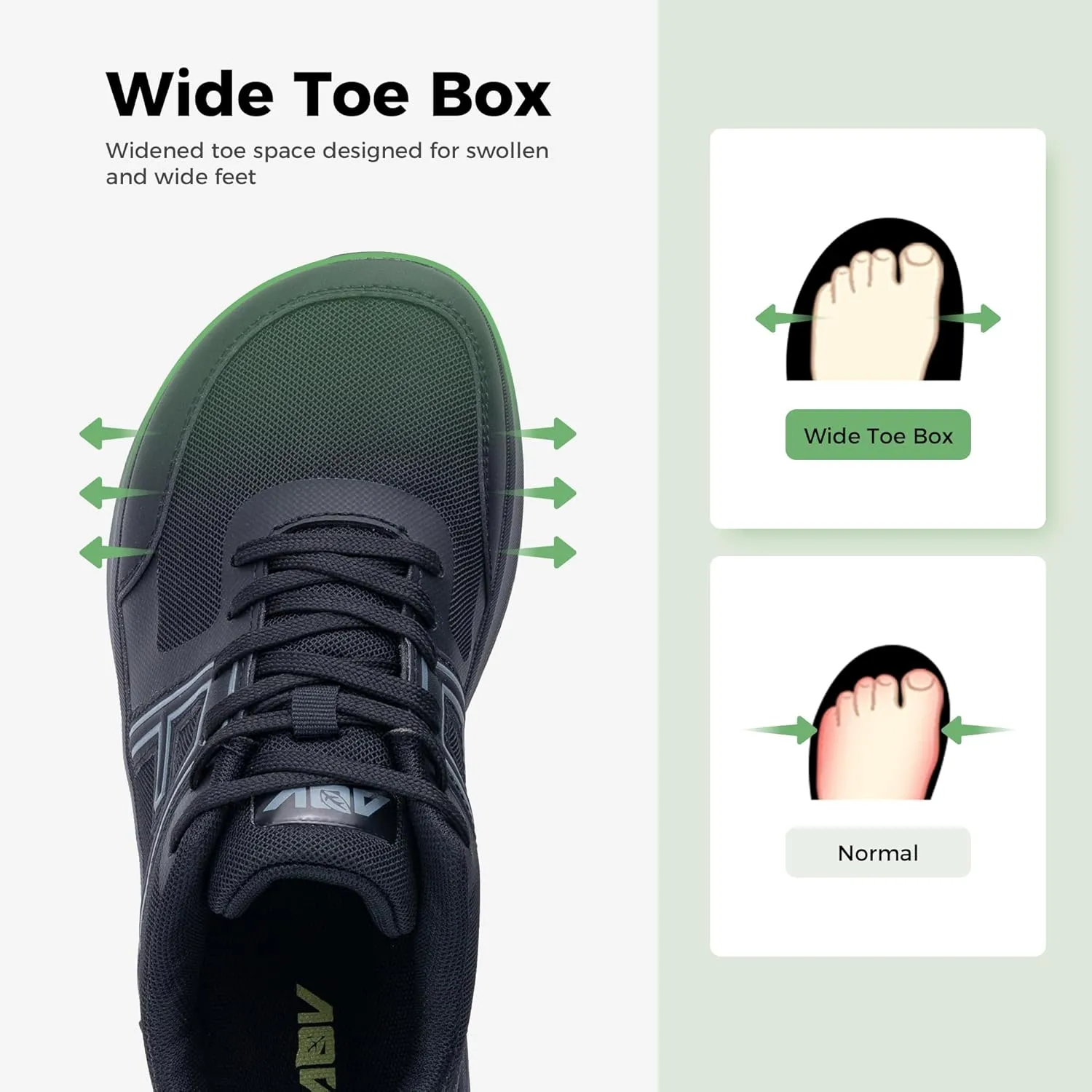 Wide Toe Box Shoes Women with Arch Support Orthotic Plantar Fasciitis Walking Shoes Air Tennis Sneakers