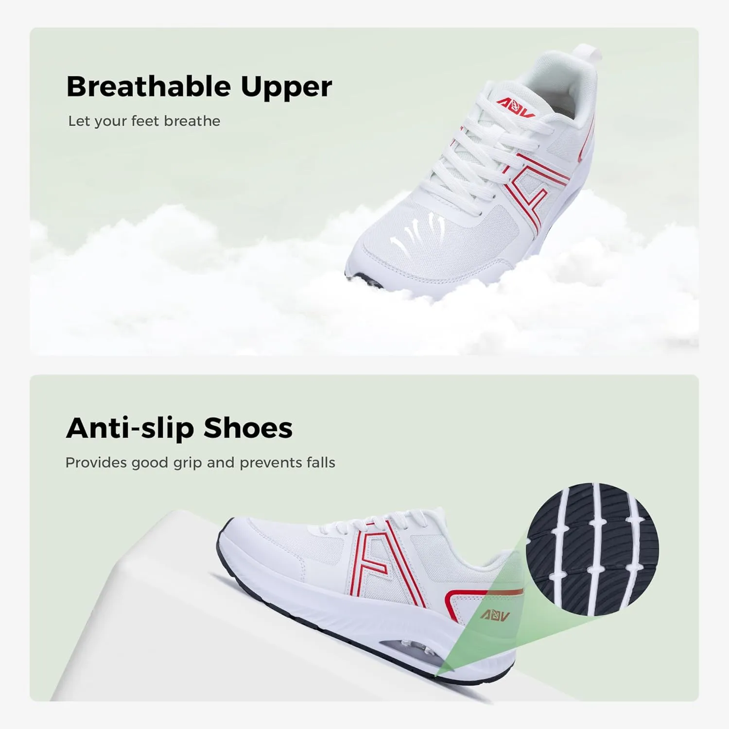 Wide Toe Box Shoes Women with Arch Support Orthotic Plantar Fasciitis Walking Shoes Air Tennis Sneakers