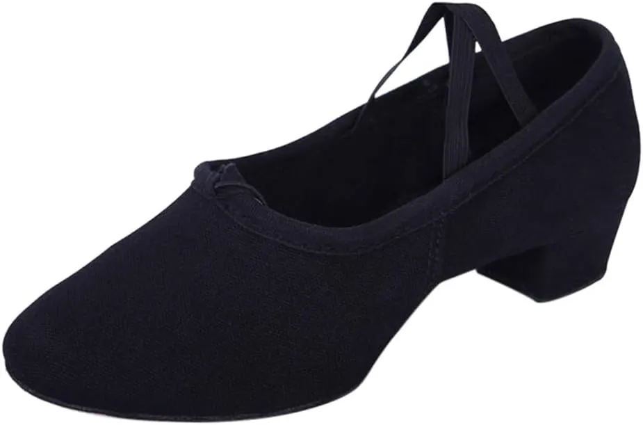 Women Ladies Dancing Prom Ballroom Latin Ballet Dance Singles Shoes Wicker Wedge Heels Women