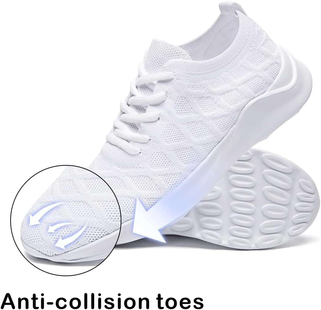 Women Lightweight Slip On Walking Running Shoes Breathable Mesh Sport Sneakers Women's Workout Casual Gym Jogging Shoes