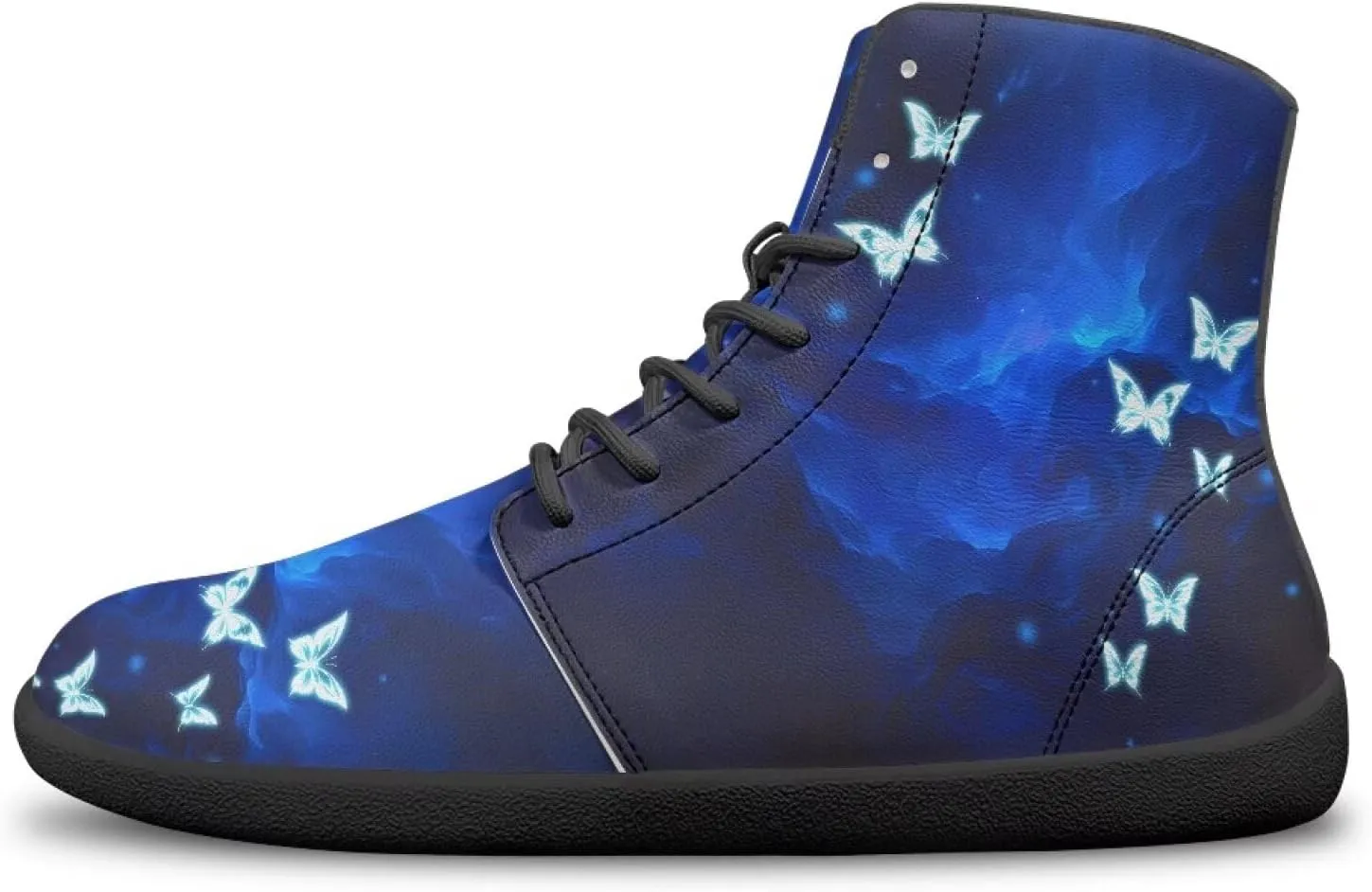 Women's Barefoot High Top Wide Toe Box Walking Shoes Fashion Athletic Zero Drop Non-Slip Sport Workout Exercise Shoes US 6-13.5