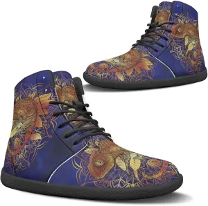 Women's Barefoot High Top Wide Toe Box Walking Shoes Fashion Athletic Zero Drop Non-Slip Sport Workout Exercise Shoes US 6-13.5