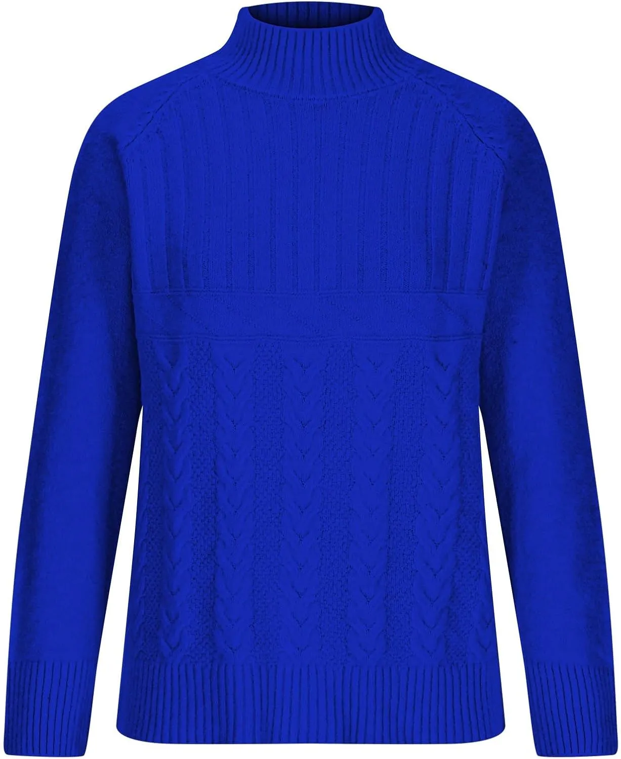 Women's Long Sleeve Soft Sweaters Crew Neck Elegant Pullovers Comfortable Loose Casual Sweater