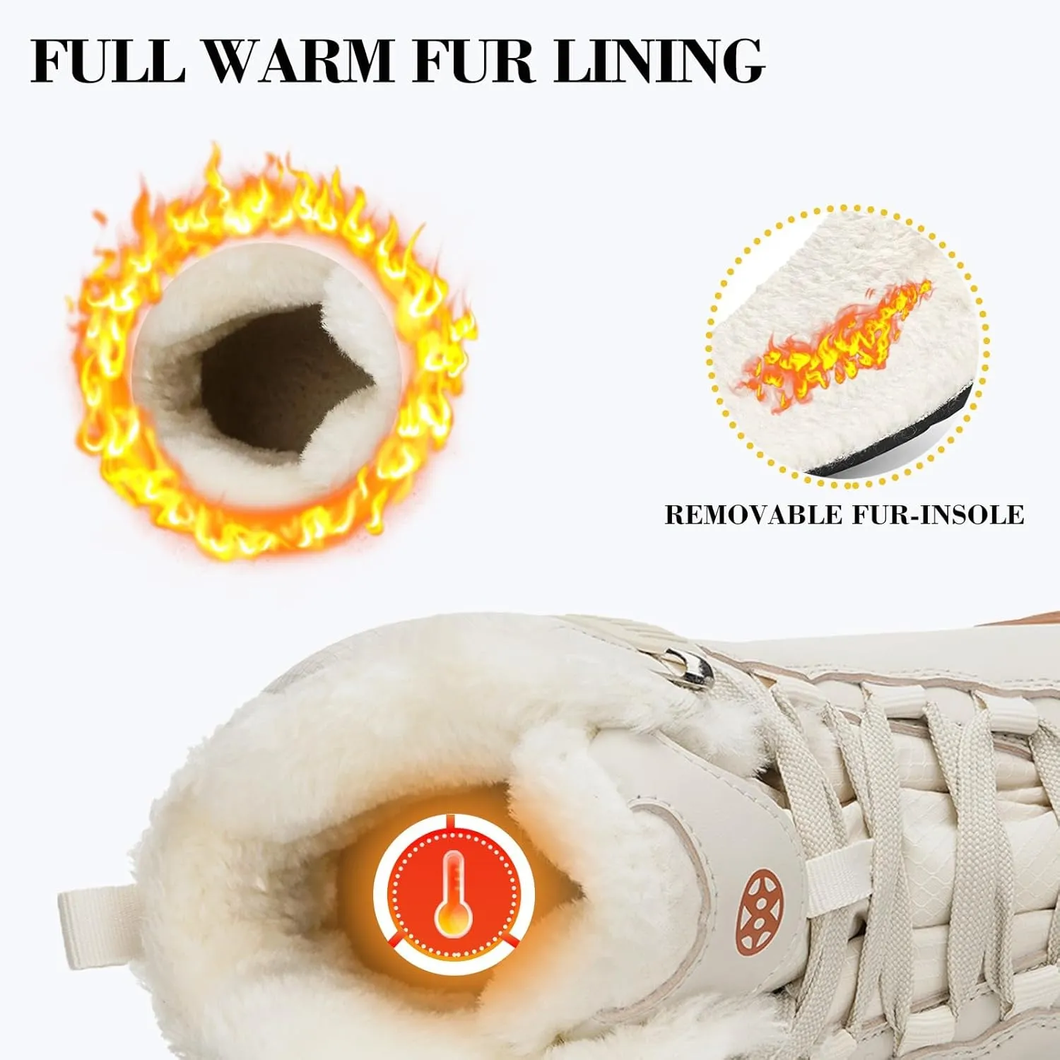 Womens Mens Barefoot Boots Shoes | Waterproof Winter Snow Boots | Warm Ankle Booties with Arch Support | Wide Width Work Hiking Boots | Zero Drop Sole |