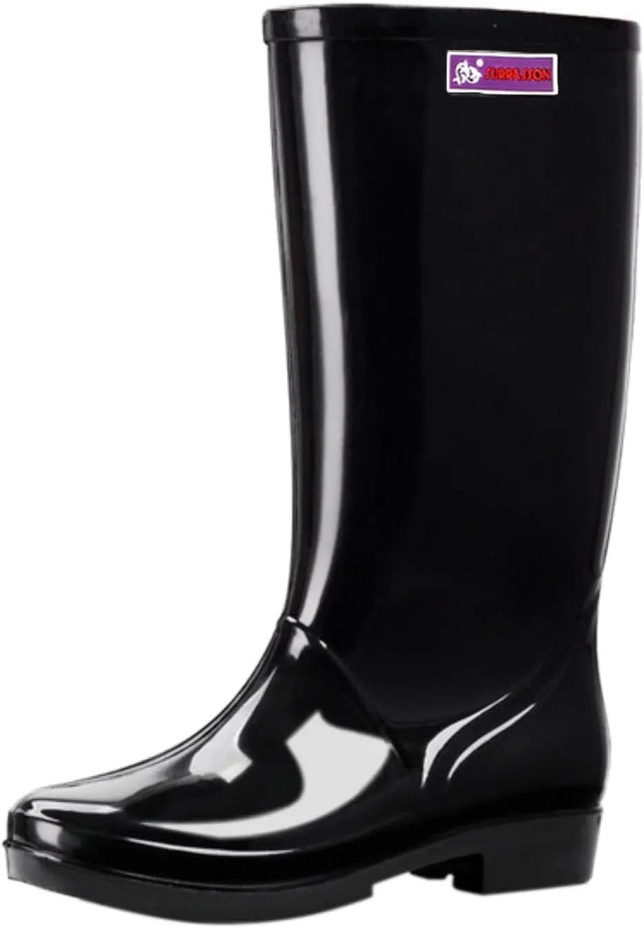 Women's Mid Calf Rain Boots Waterproof Lightweight Garden Shoes Women Outdoor Work Boot for Hunting Farming Gardening
