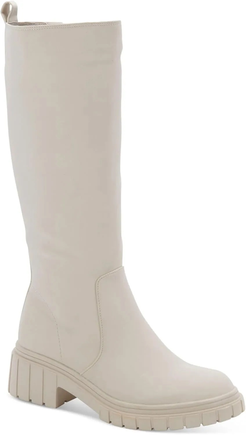 Womens Paz Tall Waterproof Rain Boots Ivory 7.5 Medium (B,M)