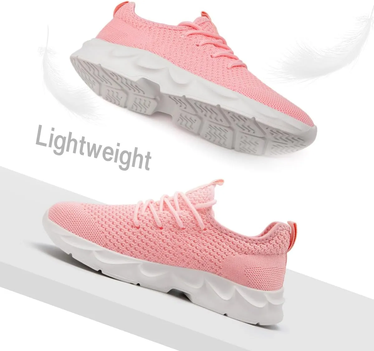 Womens Running Shoes Lightweight Breathable No Slip Sneakers Gym Athletic Workout Casual Sports Walking Tennis Shoes