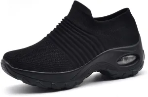 Women's Running Sneakers Air Shock Absorber Mesh Lightweight Breathable Outdoor Sports Jogging Sports Running Shoes