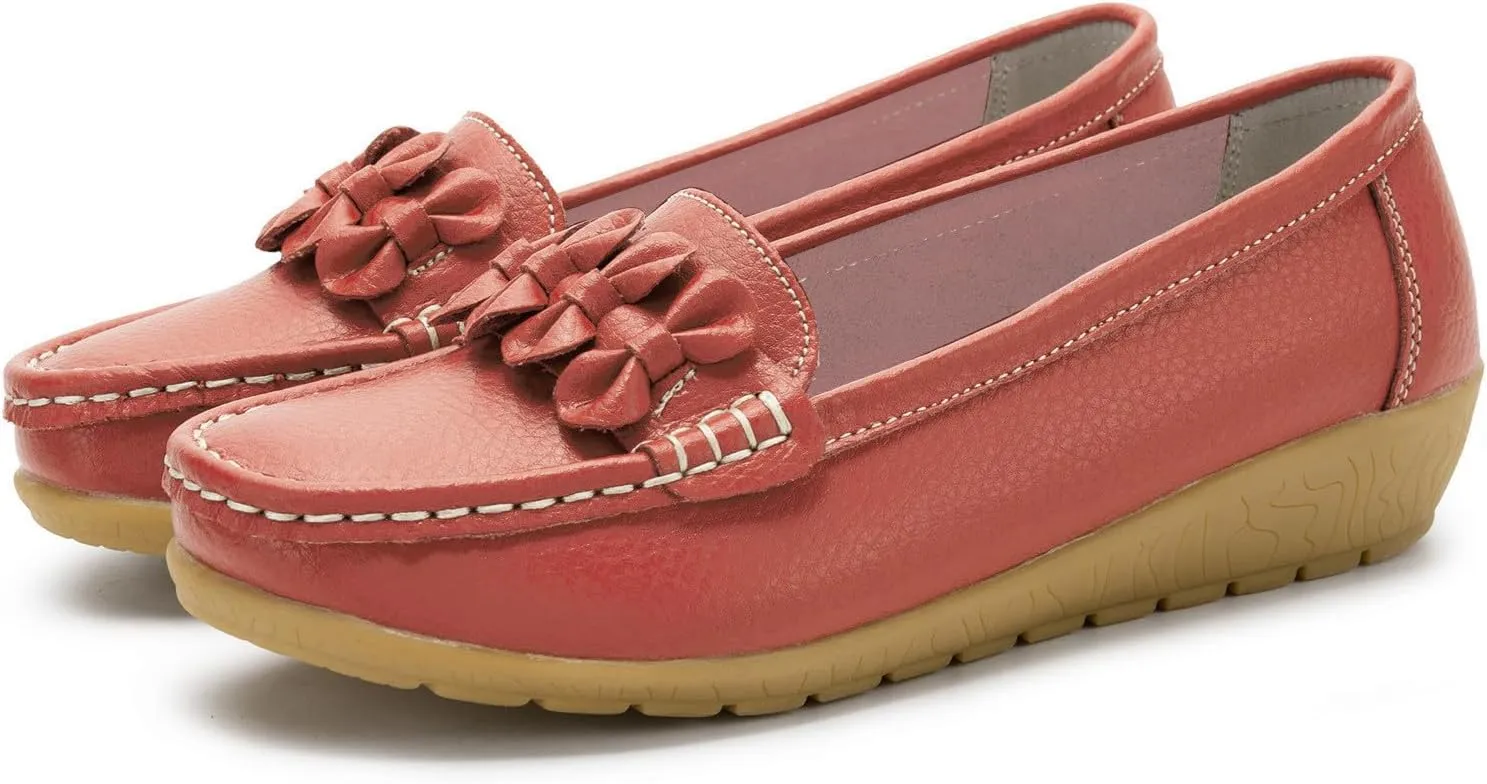 Womens Slip On Loafers Comfort Orthopedic Loafers Arch Support Sneakers Casual Walking Shoes Dressy Business Shoes