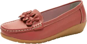 Womens Slip On Loafers Comfort Orthopedic Loafers Arch Support Sneakers Casual Walking Shoes Dressy Business Shoes