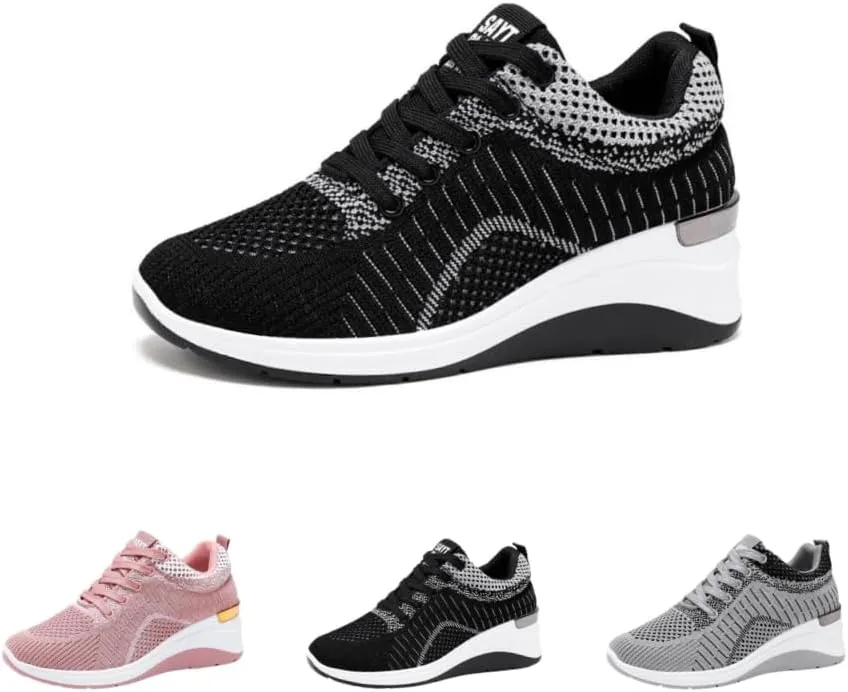 Women's Slip On Walking Shoes Running Walking ActiveCushion Lightweight Comfortable Mesh Breathable Non Slip Casual Sneakers Gym Workout Cross Training Sneakers