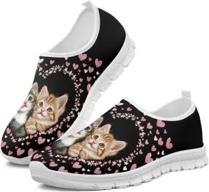 Women's Sneakers Soft Casual Low-Top Tennis Workout Sneakers Hands Free Breathable Yoga Exercise Walking Shoes for Women US 5.5-11.5