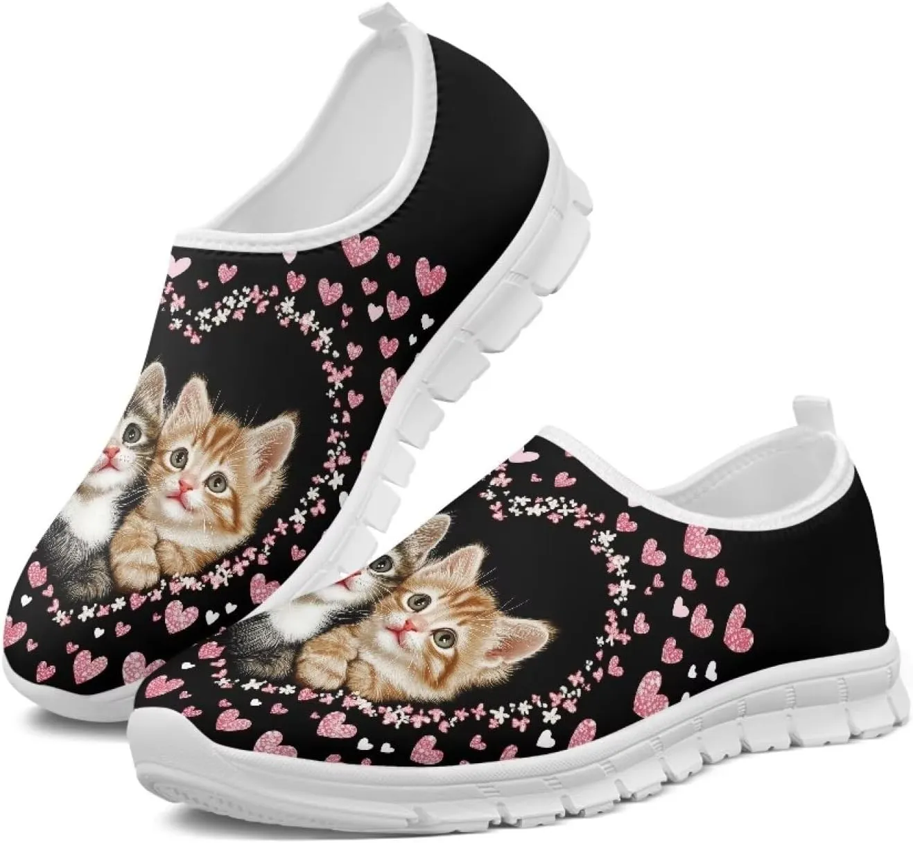Women's Sneakers Soft Casual Low-Top Tennis Workout Sneakers Hands Free Breathable Yoga Exercise Walking Shoes for Women US 5.5-11.5