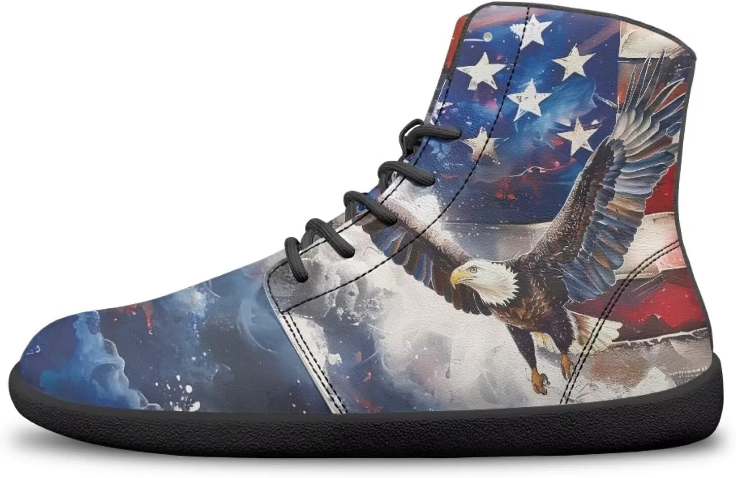 Women's Trail Running Barefoot Shoes Comfortable Zero Drop Sneakers Wide Toe Box PU Leather Casual Shoes SizeUS 6-13.5