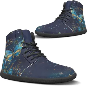 Women's Trail Running Barefoot Shoes Comfortable Zero Drop Sneakers Wide Toe Box PU Leather Casual Shoes SizeUS 6-13.5