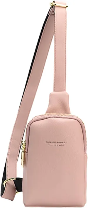 Women's Waterproof Leather Crossbody Purses Anti Theft Small Sling Bags for Women Lightweight Bag Carry on