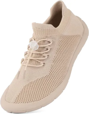 Womens Wide Toe Box Sneakers Comfortale Slip on Walking Shoes Barefoot Casual Running Sneakers