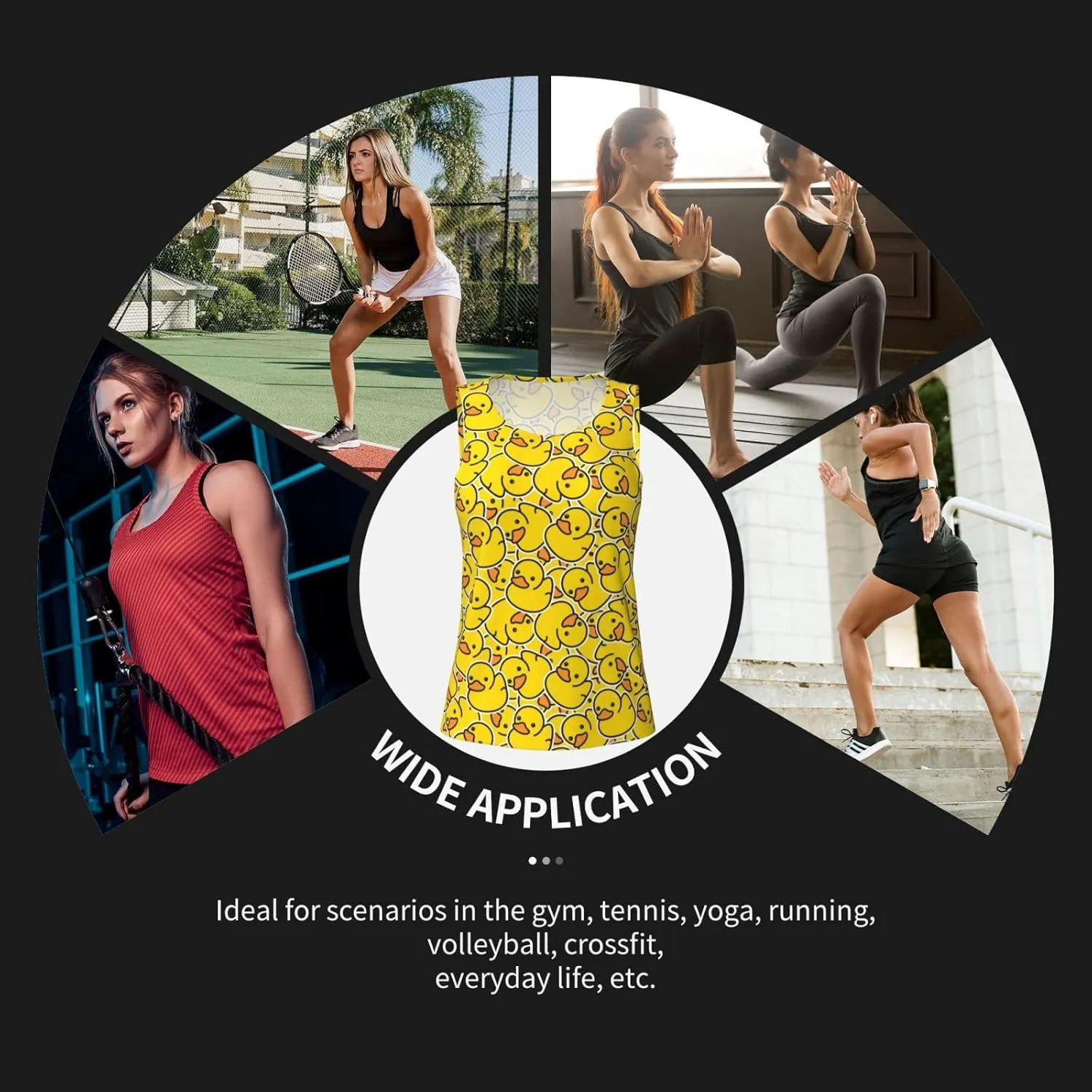 Workout Tops for Women Loose fit Tank Tops for Women Muscle Tank Running Tank Tops
