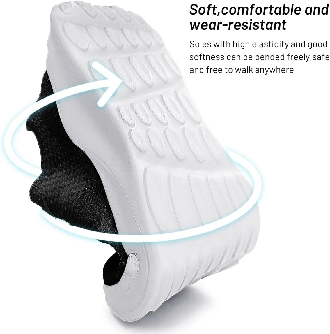 WYGRQBN Mens Walking Shoes Lightweight Breathable Slip On Running Shoes Gym Workout Tennis Fashion Sneakers