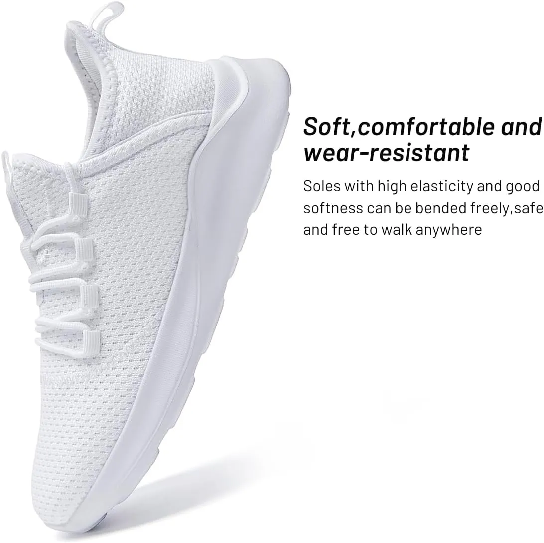 WYGRQBN Mens Walking Shoes Lightweight Breathable Slip On Running Shoes Gym Workout Tennis Fashion Sneakers