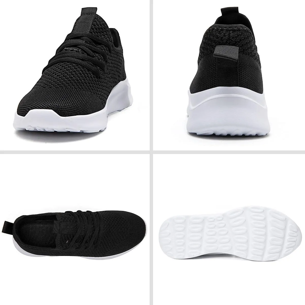 WYGRQBN Mens Walking Shoes Lightweight Breathable Slip On Running Shoes Gym Workout Tennis Fashion Sneakers