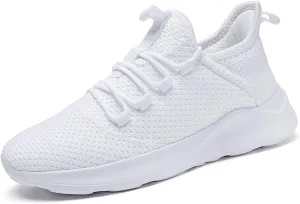 WYGRQBN Mens Walking Shoes Lightweight Breathable Slip On Running Shoes Gym Workout Tennis Fashion Sneakers