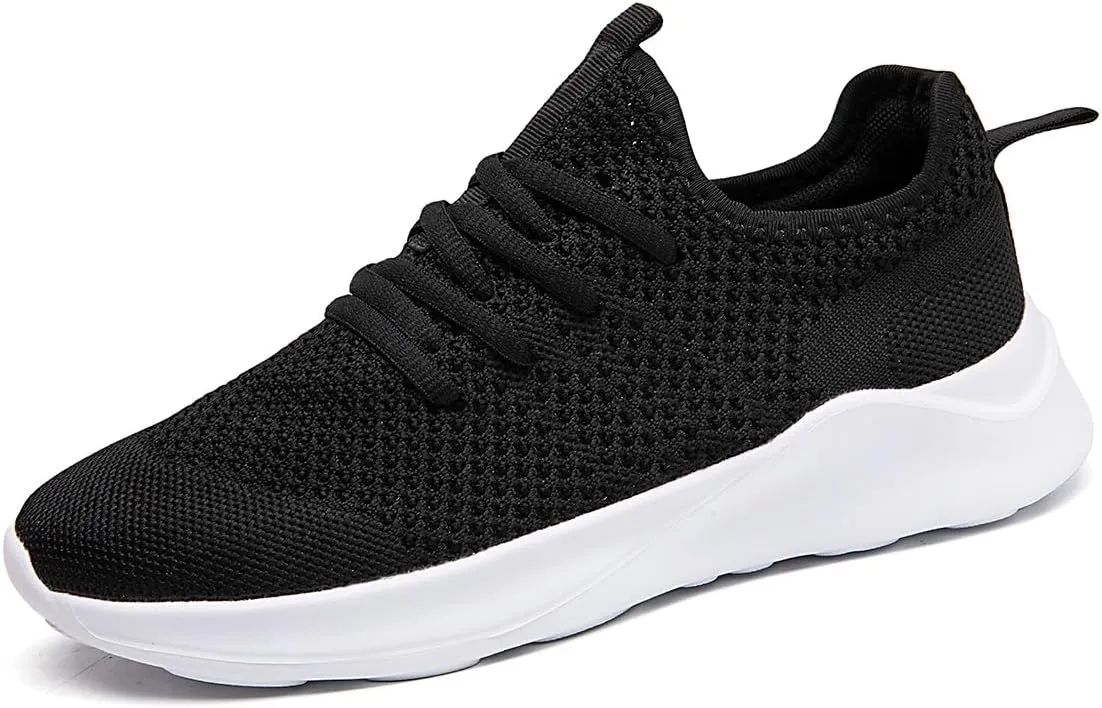 WYGRQBN Mens Walking Shoes Lightweight Breathable Slip On Running Shoes Gym Workout Tennis Fashion Sneakers