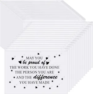 Yaomiao 150 Pcs Inspirational Gifts for Women, Mother's Day Swag Bags Items, Bulk EVA Cosmetic Makeup Bag Employee Appreciation Gifts for Her Nurse Coworkers(Proud)