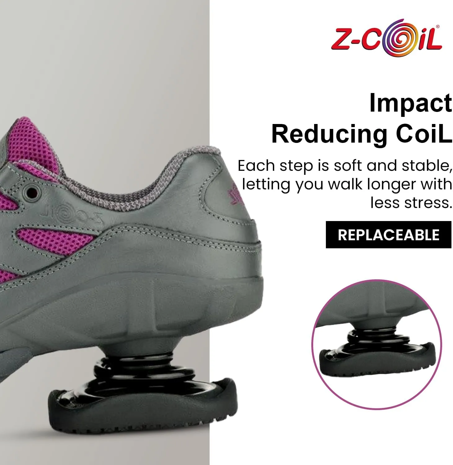 Z-CoiL Women's Freedom Pain-Relief Footwear, Open Coil